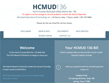 Tablet Screenshot of hcmud136.org